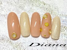 ディアナ ひたちなか高場店(DIANA)/定額ネイル　6600円　B‐055