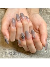 ロアンネイル(roan nail)/グレーグラデーション