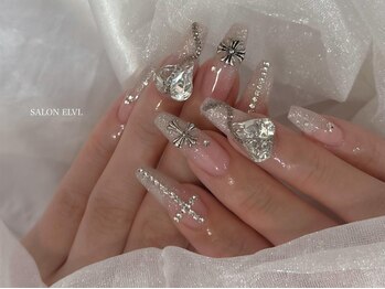 サロン エルヴィー(SALON ELVI.)の写真/【大元駅・岡山駅から車で約10分☆】こだわりのデザインを叶える！シンプル～アートまで幅広く対応♪