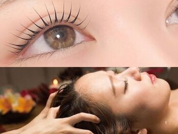 ビューティファクトリー バンブー(beauty factory Bamboo)の写真/【大人気★まつ毛パーマセット】まつげパーマ× ドライヘッド¥7,480→¥7,000！ダブルの癒しの時間に*