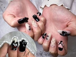 猫ネイル、猫モチーフ☆