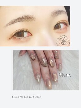 ブラン(Blanc)の写真/ネイルとまつ毛の美しさが同時に実現★カウンセリング重視でお悩み解決♪理想の目元＆指先が手に入る◎