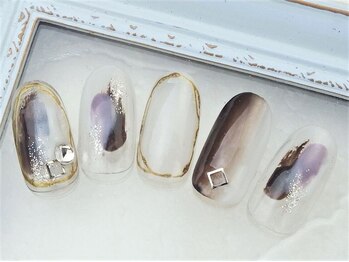 ネイルズガッシュ 蒲田東口店(NAILsGUSH)/ニュアンスモノトーン☆