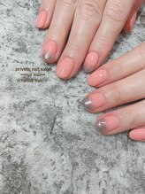 プライベート ネイルサロン マーマ(murmur)/ラメグラデーションネイル