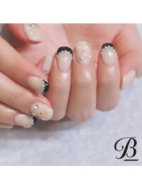 【ブラックフレンチ/パール】