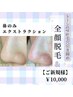本気★いちご鼻改善《鼻のみエクストラクション》+《お顔脱毛》¥10,000