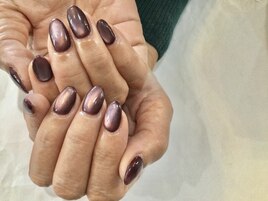 ☆ボルドーマグのダークネイル☆