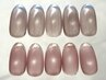 【HAND】NEW!! ぷるるんミラーフレンチデザイン ¥11000