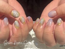 ぷっくりニュアンスネイル