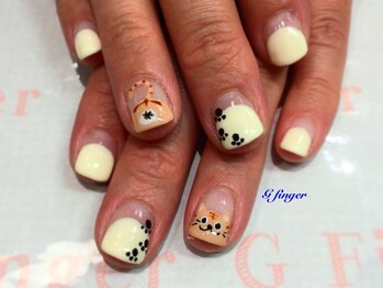 ジー フィンガー 千葉店(G)/にゃんこネイル