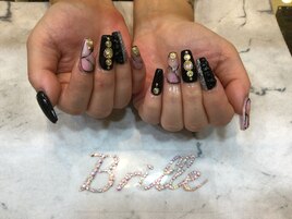 ピンク大理石風