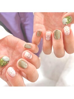 ネイルサロン ティフィン(tiffin)/クリームソーダ