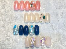 リル シャイン ネイル 上新庄店(lil shine.nail)の雰囲気（シンプル～トレンドアートまで、サンプルデザイン多数♪）