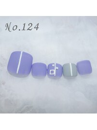フットネイル：No.124