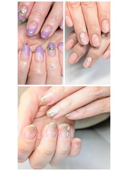 モアガール(MoreGirl)の写真/シンプルだからこそ際立つ艶と質感で楽しむ、大人の上品ネイルデザイン