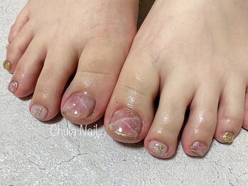 エマネイル バイ チュラ(emma nail_by chula)/くすみ/大理石/ちゅるん