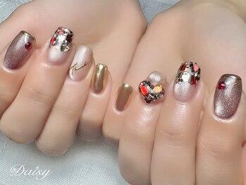 バレンタインネイル ハート