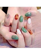 レミア 関内(REMIA)/べっ甲×カーキ