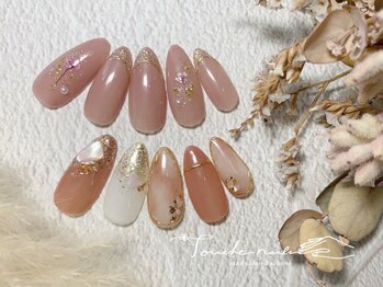 トゥーシェネイルズ(Touche'nails)/シンプルネイル