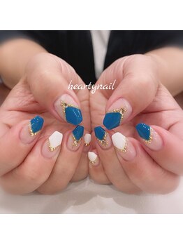 ハーティーネイル hearty nail 溝の口店/定額デザイン¥14000