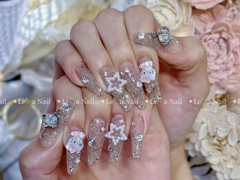 レアネイル 渋谷店(Le’a nail)/持ち込み☆kittyちゃん