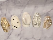 サローネ レジーナ(salone Regina)/ニュアンス/ぷっくり/柄ネイル