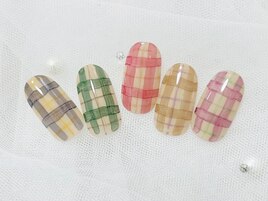 チェックネイル