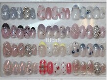 ネイルアンドまつげエクステ リッチエイト 原宿店(Rich8)の雰囲気（オフ無料色変え可/キャンペーン定額¥6980~韓国パーツ定額¥7980~）