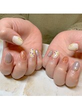 Mネイルアンドカフェ シェレステ/春ネイル♪