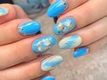 ラヴィネイル(La Vie Nail)/リゾートネイル ブルーネイル 夏