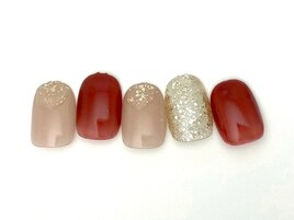 Bコース5200円ショートネイル