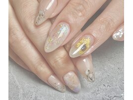 ◇ひまわりネイル