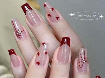 エニー 錦糸町店(Enny)/オンブレフレンチ / 冬ネイル