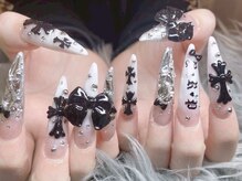 ベティネイル アイラッシュ(Betty Nail)/ビッグリボンビッグクロムネイル