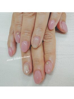 ネイルサロン エーナイン ザ ビッグ豊平店/シンプルデザイン