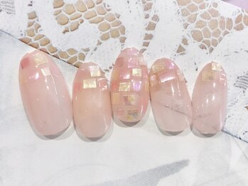 ムーネイル(mou nail)/シェルタイルオシャレ春夏ネイル