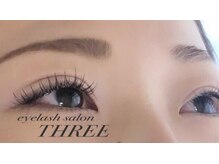 スリー(THREE)/フラット ブラウン&ブラックMIX