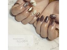 ニコ(nico+)/グリッターネイル