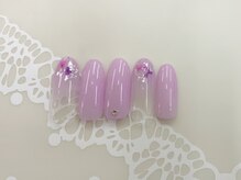 プルミエ ネイル(Premier Nail)/春ネイル☆押し花＆シェル