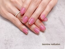 ジャスミンネイルサロン(Jasmine)/ガラスフレンチネイル