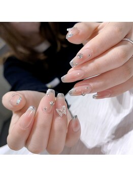 クイーンズビューティーサロン 新宿本店(Queen's beauty salon)/チップ長さ出しアートやり放題