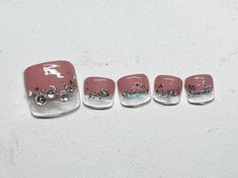 塗りかけデザインで涼しげ♪