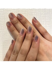 塗りかけネイル