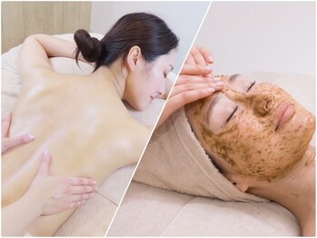 アンバー 恵比寿(AMBER)の写真/【人気のハーブピーリング】お顔も身体も対応◎お悩みに合わせた施術で自分にぴったりの美肌ケアが叶う♪