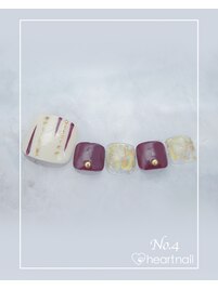 フットネイル：No.4