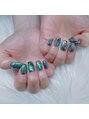 エリクサーネイル 新橋(Elixir Nail)&nbsp;90分やり放題コース◇絵画風やニュアンスアートが得意です。