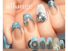 アロンジェ 甲府中央店/マーブルフレンチネイル☆