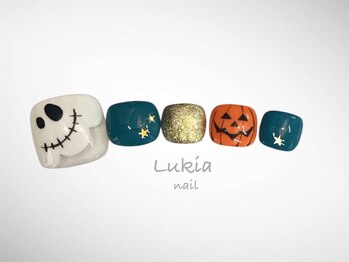 ルキア(Lukia)/ハロウィン☆フットネイル
