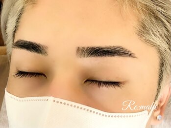 リメイク 吉祥寺(Re:make)の写真/《清潔感&洗練されたカッコイイは眉毛で創れる！》お痛みを最小限に抑えた毛抜き法で施術中もリラックス♪