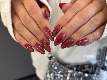 ニーヨンネイル(24nail)/冬にオススメ！フラッシュマグ